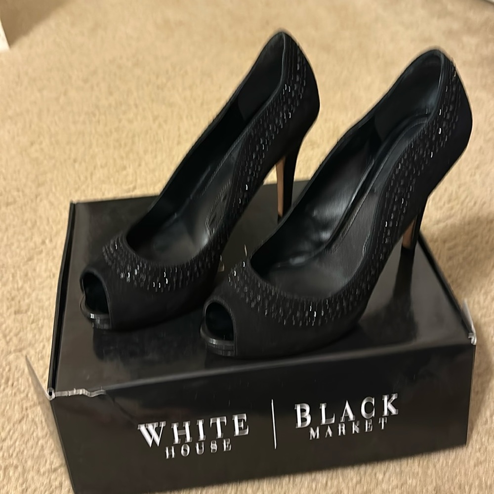White House Black Market Black high heels!